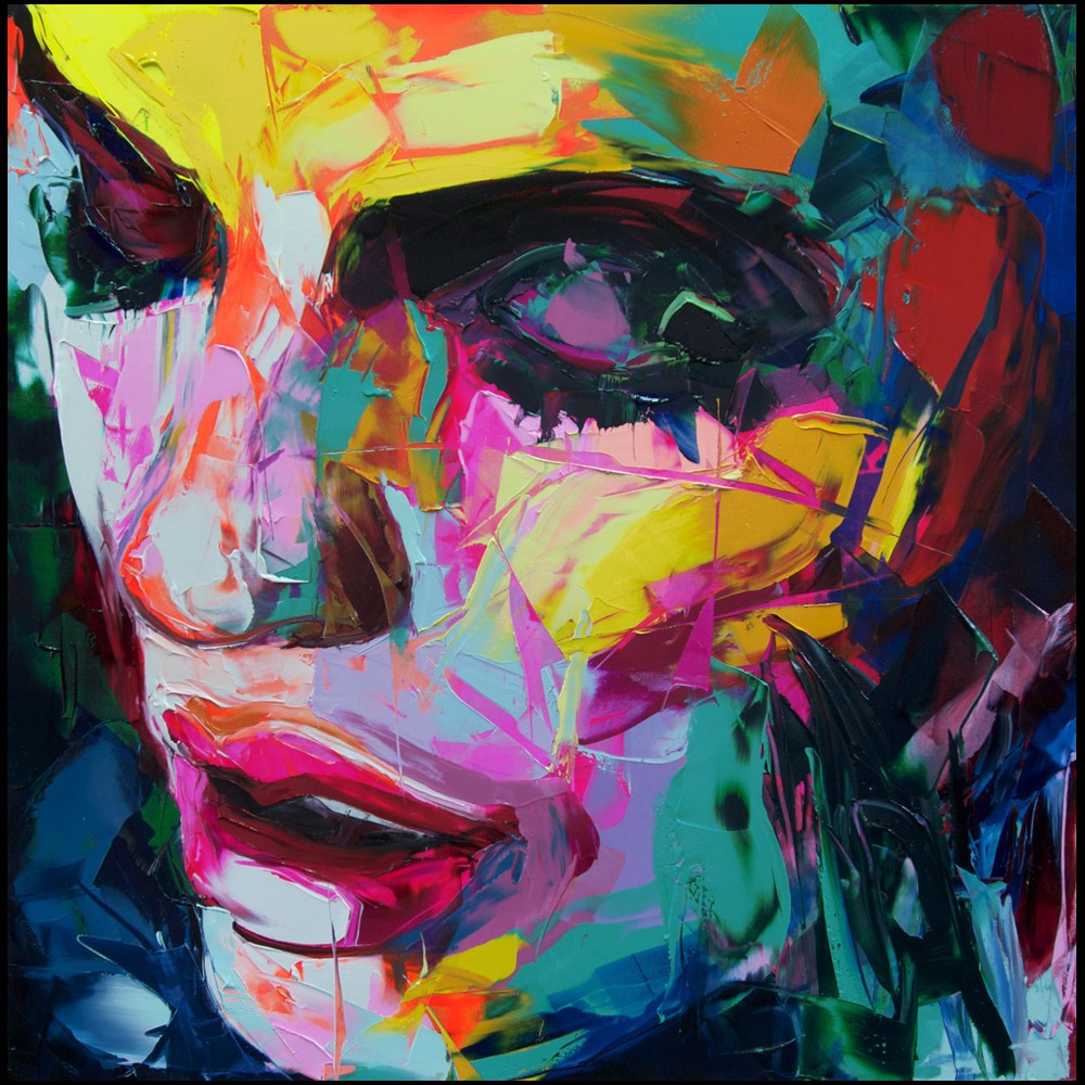 Francoise Nielly Portrait Palette Painting Expression Face119